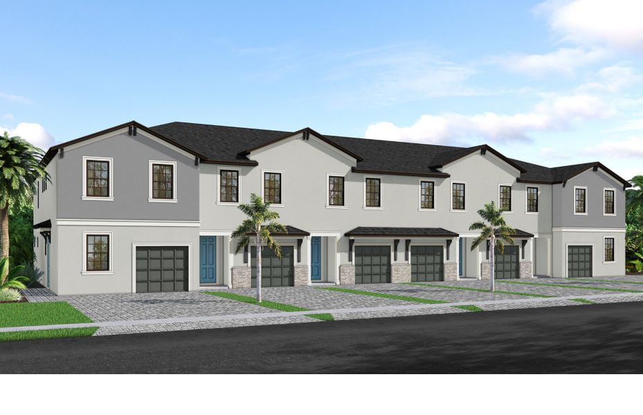 Townhome 6-Unit Exterior