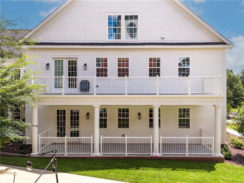 Front exterior of a new home in 1200 Ponce, Atlanta, GA, highlighting curb appeal (Image 25).
