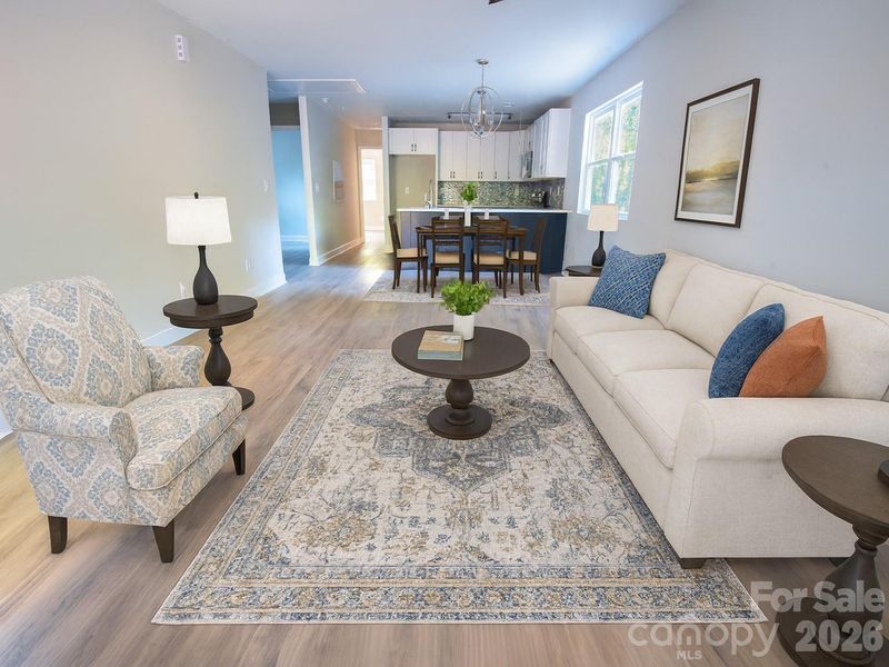 Furnished interior view inside a new home in , Gastonia (Image 6).