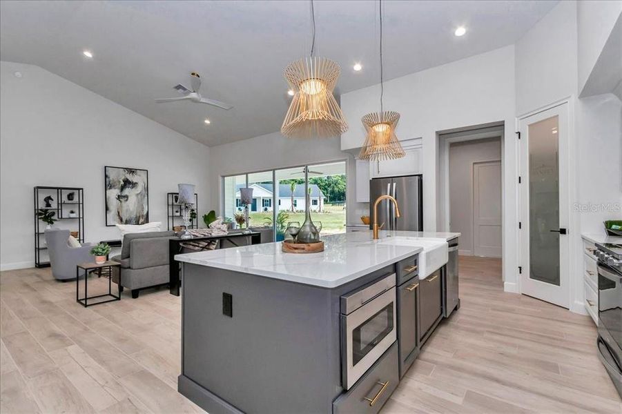 Furnished interior view inside a new home in , Citra (Image 18).