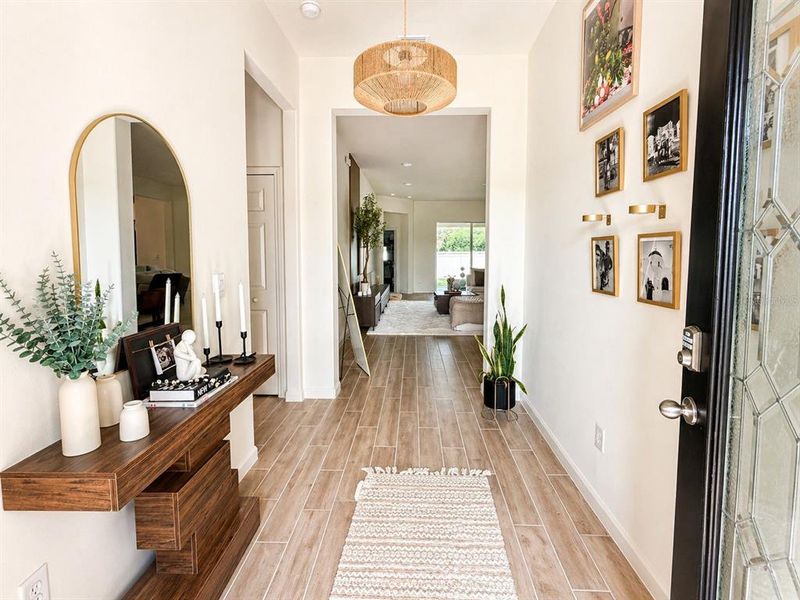 Furnished interior view inside a new home in Crystal Bay Estates, Grant-Valkaria (Image 14).