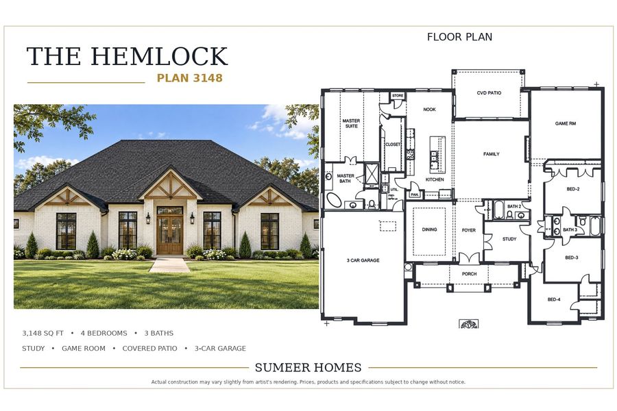 2D floor plan layout of this home in Emerson Farms, Rockwall, TX (Image 2). 2D floor plan layout of this home in Emerson Farms, Rockwall, TX (Image 2).