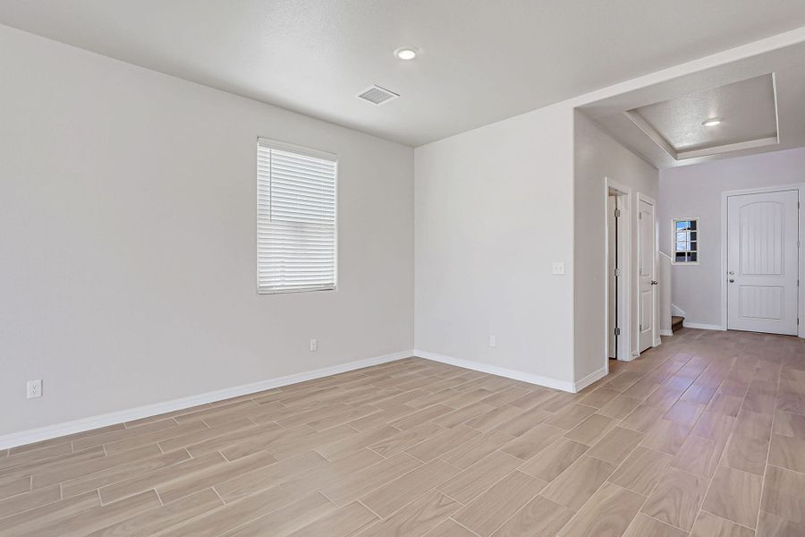 Representative unfurnished interior of a home built from the Sinatra by View Homes in Desert Springs | Enchanted Series, El Paso (Image 42).