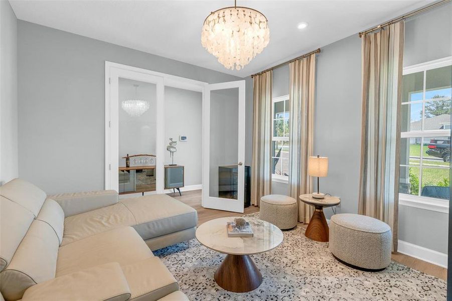 Furnished interior view inside a new home in Bella Terra, Clermont (Image 31).
