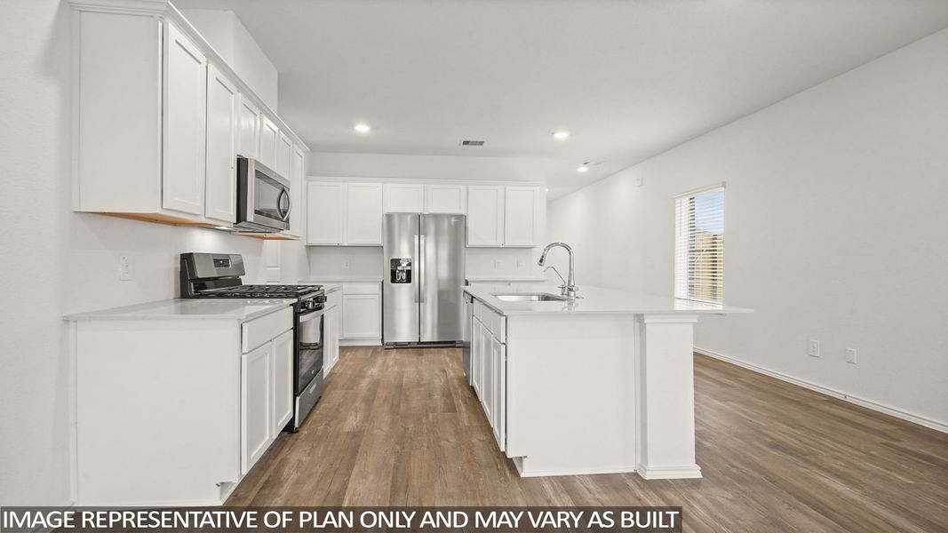 Furnished interior view inside a new home in Cypress Green, Tomball (Image 14).