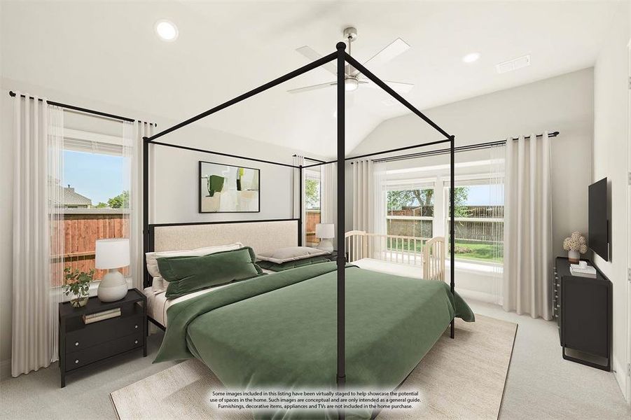 Furnished interior view inside a new home in Timberbrook 3B-4A, Justin (Image 11).