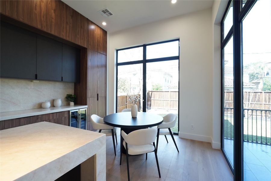 Furnished interior view inside a new home in , Bellaire (Image 29).