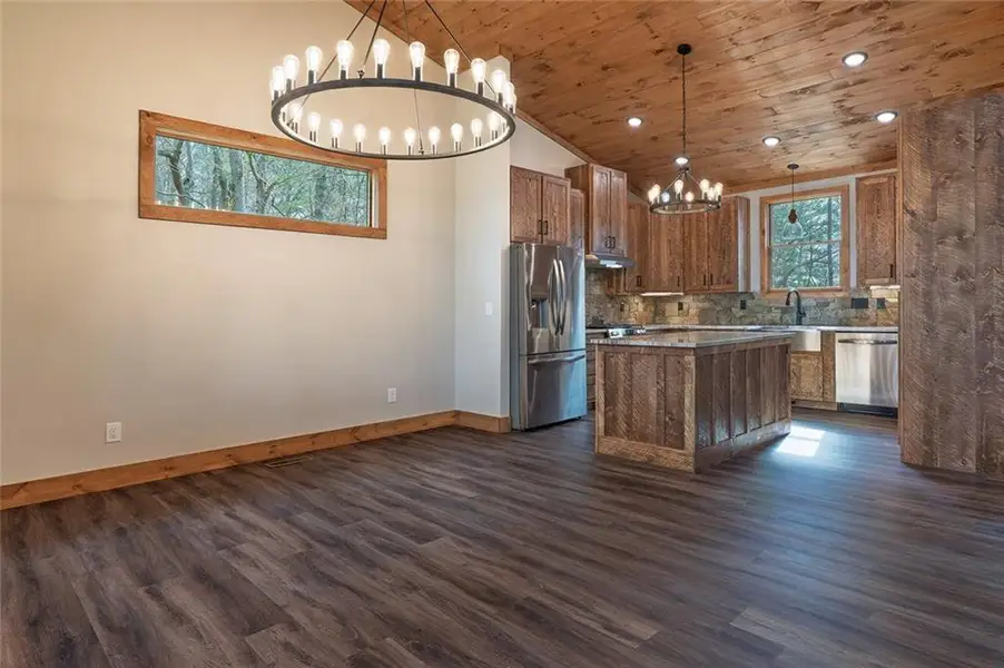 Furnished interior view inside a new home in , Ellijay (Image 6).