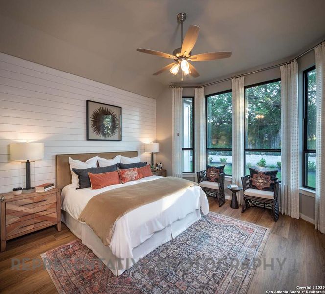 Furnished interior view inside a new home in Davis Ranch: 50ft. lots, San Antonio (Image 17).