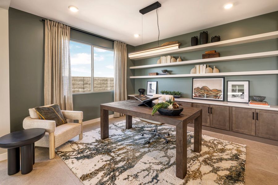 Representative furnished interior of a home built from the Sycamore Plan 4514 by Tri Pointe Homes in Terraza, San Tan Valley (Image 12).
