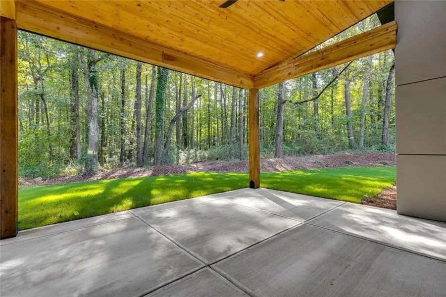 Exterior details and patio area of a home in , Winder (Image 3). Exterior details and patio area of a home in , Winder (Image 3).