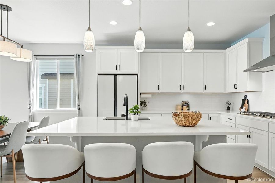 Furnished interior view inside a new home in Creekside Village, Thornton (Image 11).