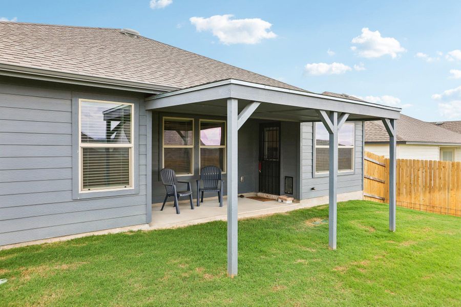 Exterior details and patio area of a home in , Copperas Cove (Image 32).