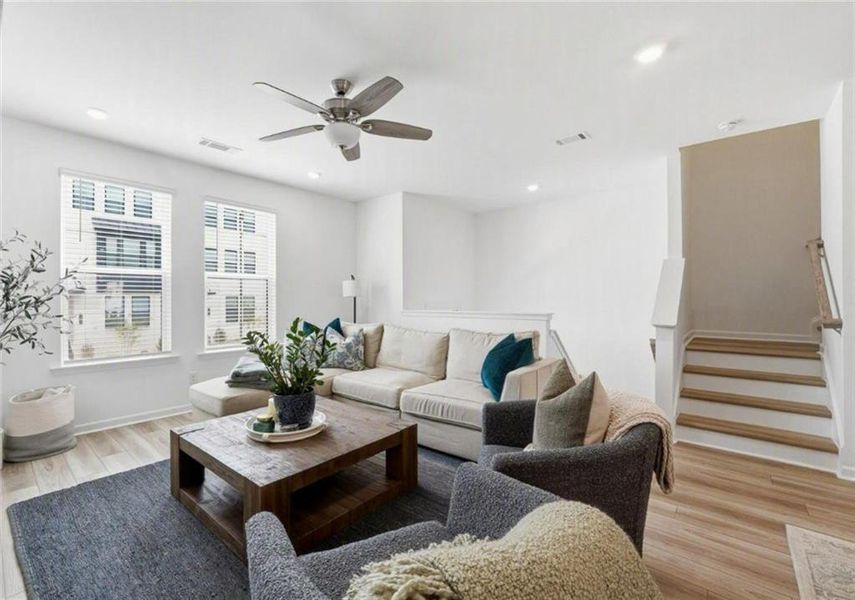 Furnished interior view inside a new home in Henson Square, Lawrenceville (Image 8).