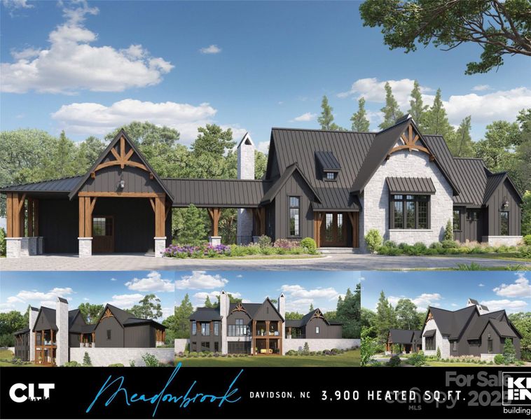 Front exterior of a new home in , Davidson, NC, highlighting curb appeal (Image 5).