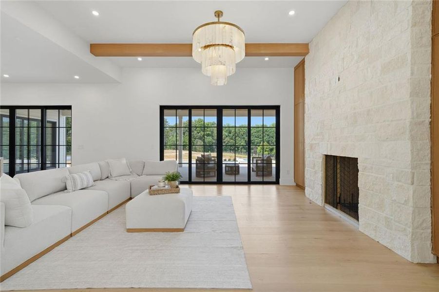 Furnished interior view inside a new home in , Canton (Image 53).