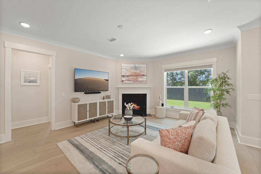 Furnished interior view inside a new home in , Johns Island (Image 43). Furnished interior view inside a new home in , Johns Island (Image 43).