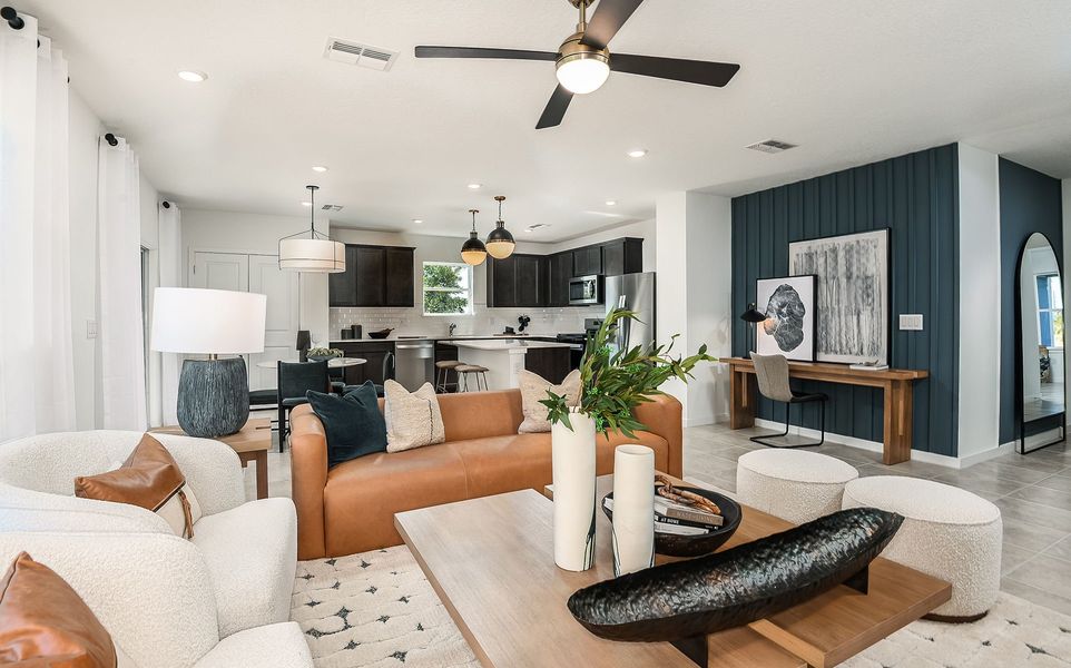 Furnished interior view inside a new home in Spencer Glen, Riverview (Image 7).