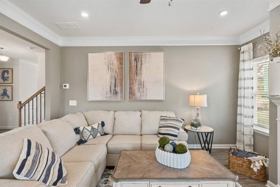 Furnished interior view inside a new home in Glen at Cave Springs, Douglasville (Image 19).