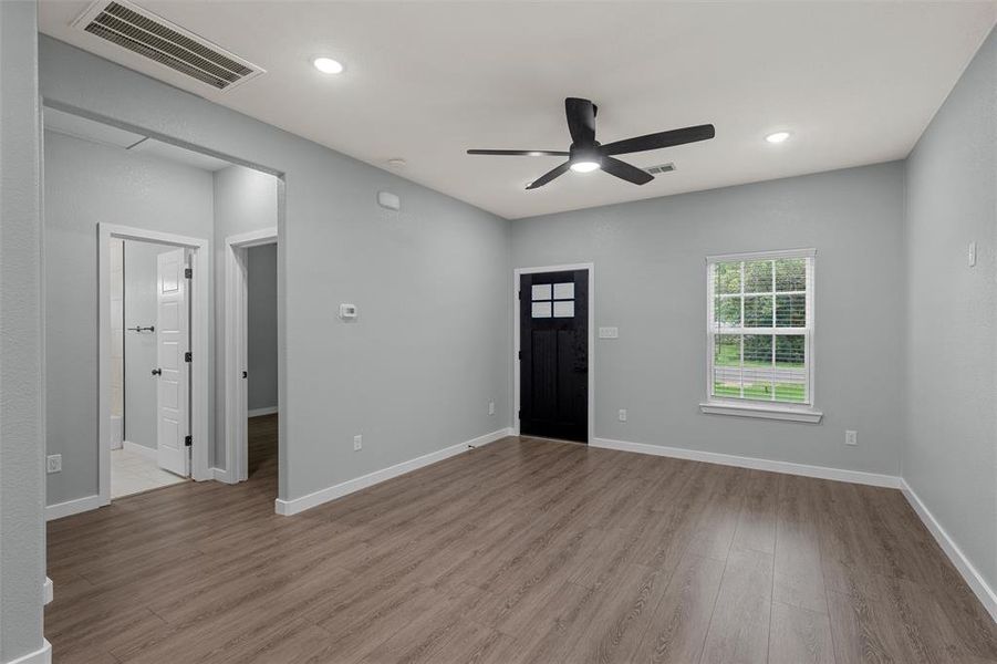 Spacious, unfurnished interior of a new home in , Waco (Image 11).