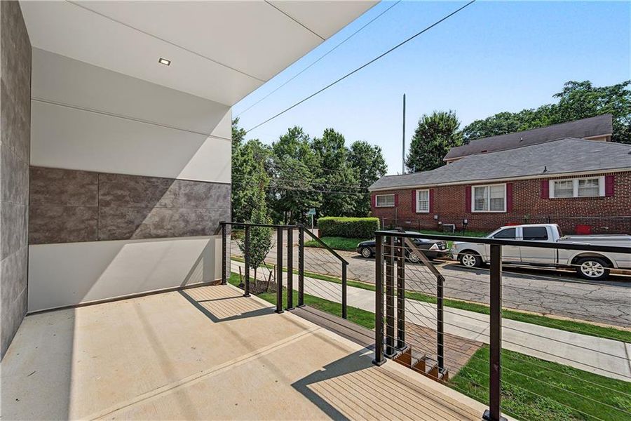 Exterior details and patio area of a home in , Atlanta (Image 21).