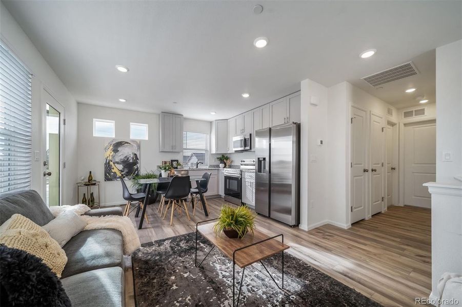 Furnished interior view inside a new home in , Commerce City (Image 28).