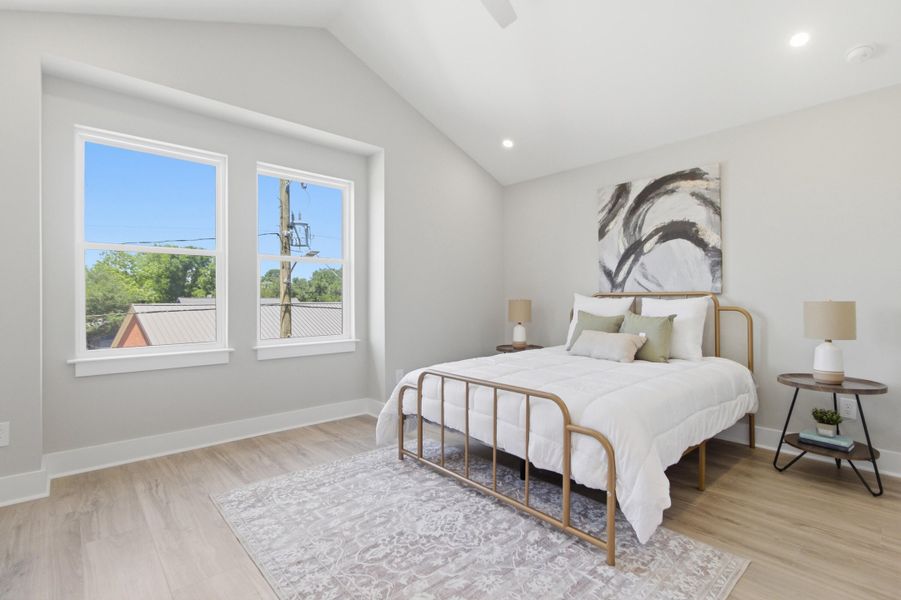Furnished interior view inside a new home in , Charleston (Image 18).