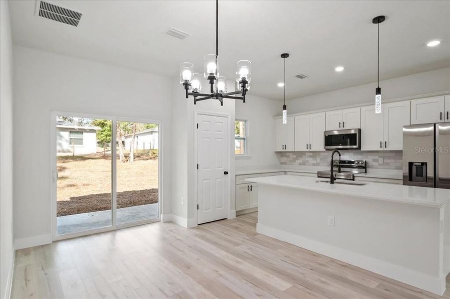 Furnished interior view inside a new home in , Citrus Springs (Image 19).