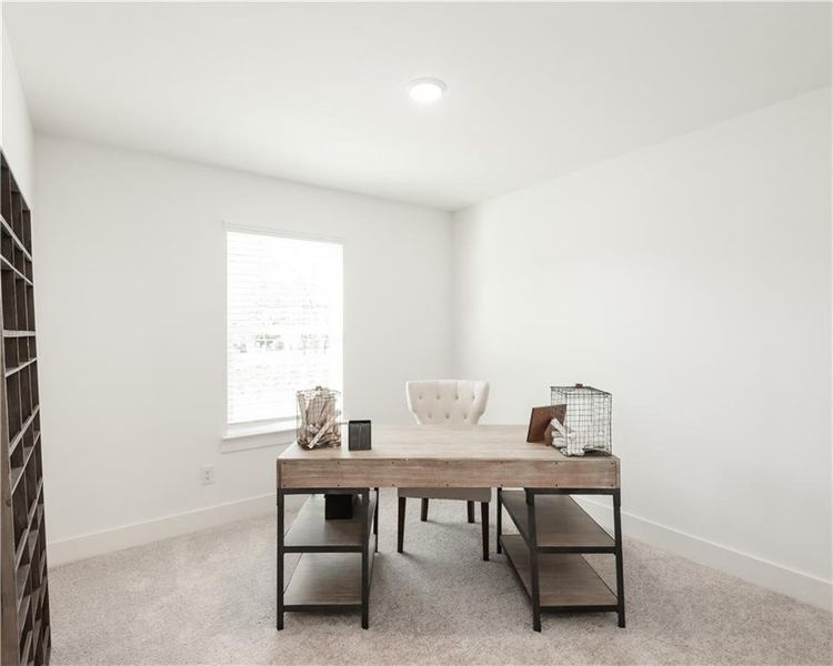 Furnished interior view inside a new home in Tribute, Hoschton (Image 20).