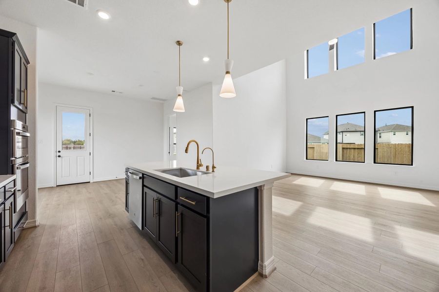 Furnished interior view inside a new home in Bergamo, Katy (Image 8).
