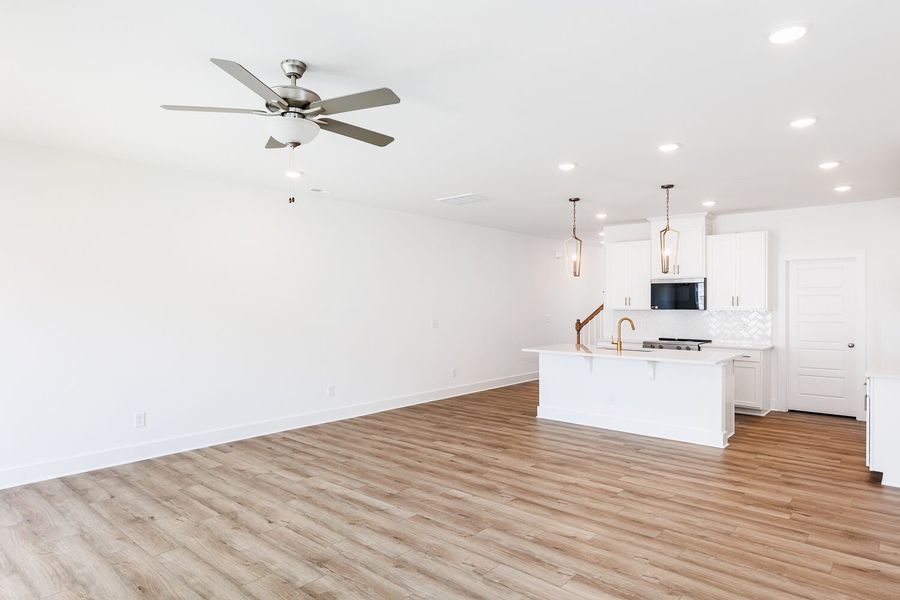 Spacious, unfurnished interior of a new home in Vaughan Farms, Angier (Image 15). Spacious, unfurnished interior of a new home in Vaughan Farms, Angier (Image 15).