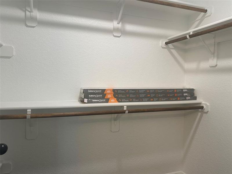 View of spacious closet