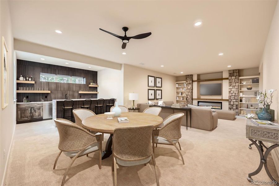 Furnished interior view inside a new home in , Parker (Image 8).