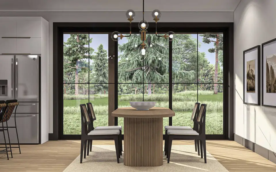 Representative furnished interior of a home built from the Sterling by Zeal Home Builders in Saddle Crest Estates, Weatherford (Image 5).