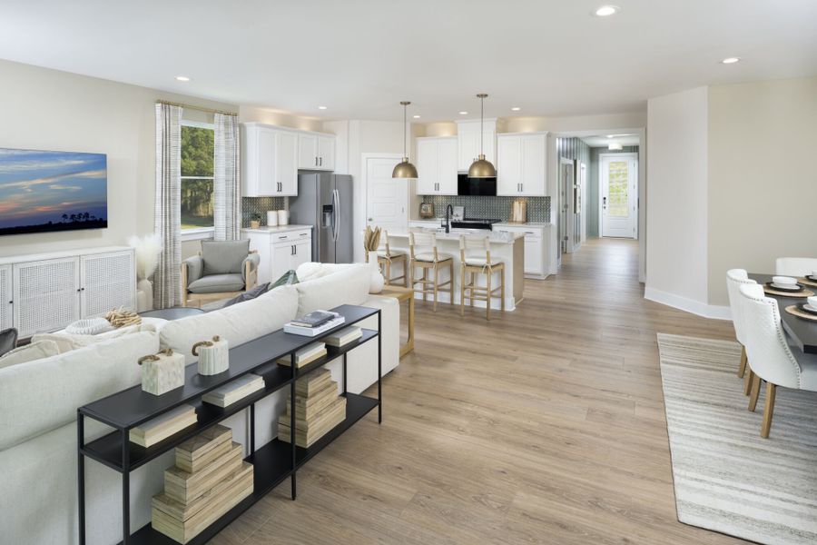 Representative furnished interior of a home built from the Glades by Mattamy Homes in Bloom, Fuquay Varina (Image 8).