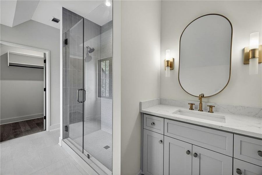 Furnished interior view inside a new home in , Milton (Image 37).