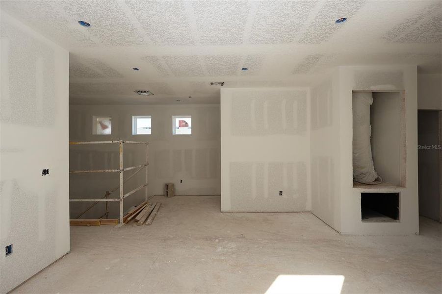 In-progress construction of a new home in Lake Star at Ovation, Winter Garden, FL (Image 13).