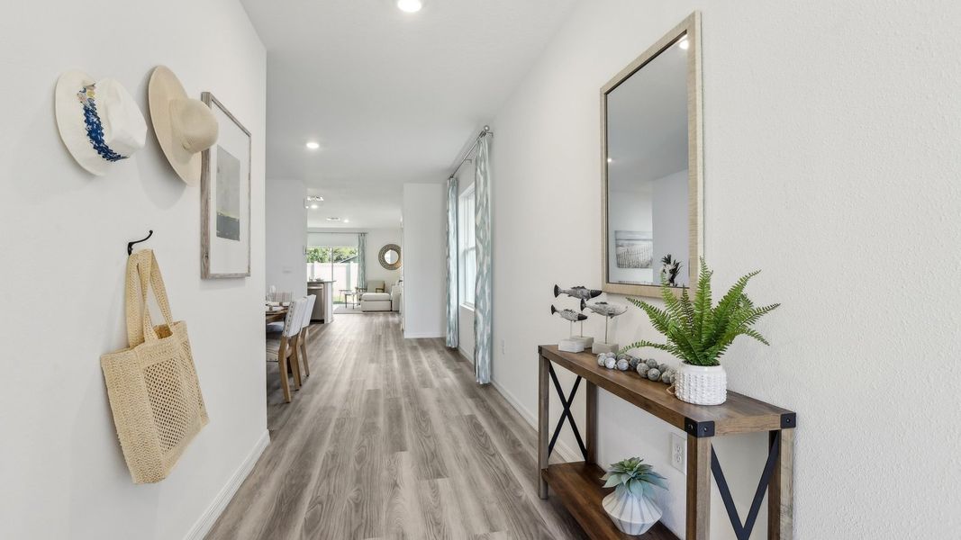 Furnished interior view inside a new home in Angeline, Land O' Lakes (Image 5).