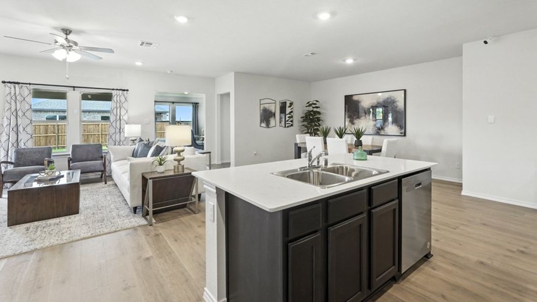 Furnished interior view inside a new home in Waverly Estates, Josephine (Image 16).