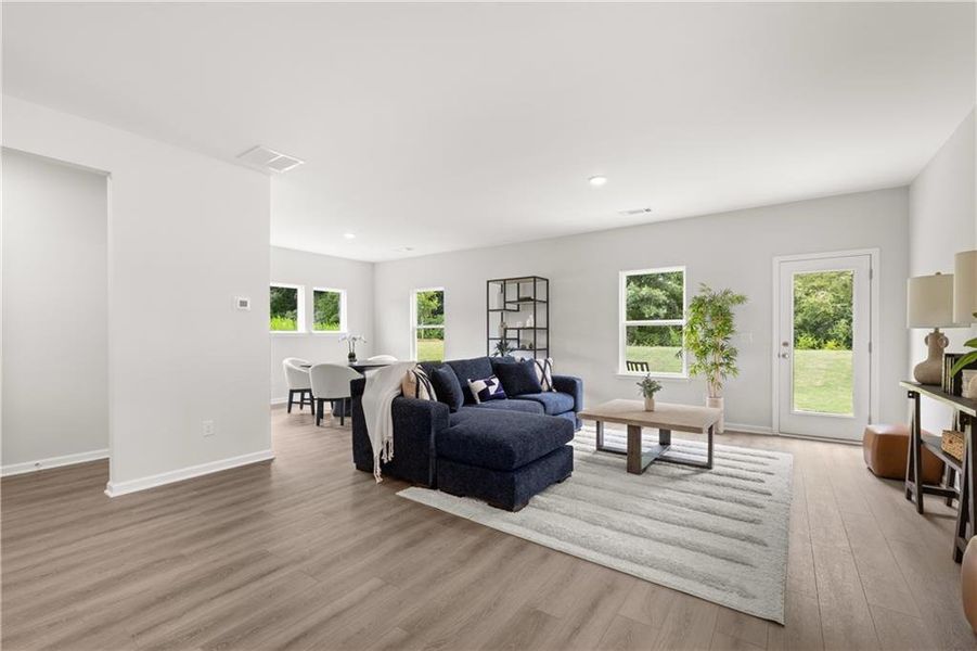 Furnished interior view inside a new home in Greene Farm, Cartersville (Image 31).
