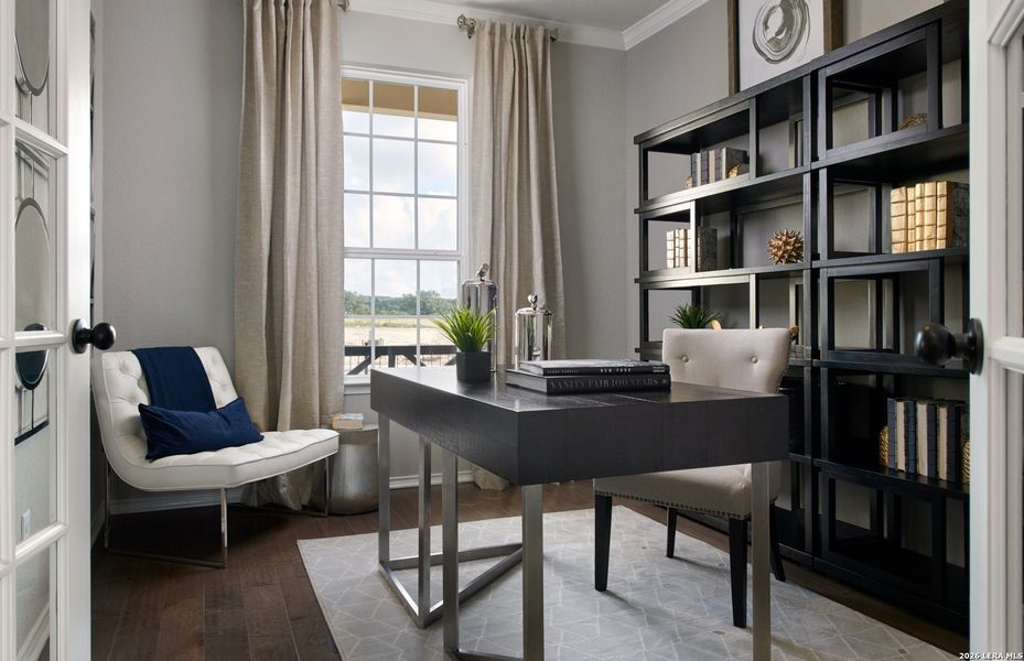Furnished interior view inside a new home in Davis Ranch, San Antonio (Image 4).