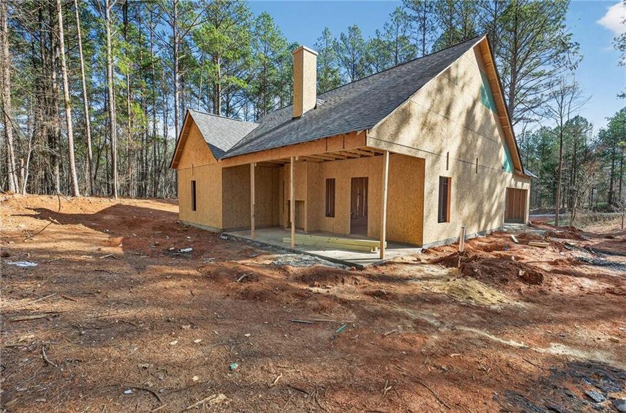 In-progress construction of a new home in , Cedartown, GA (Image 29).
