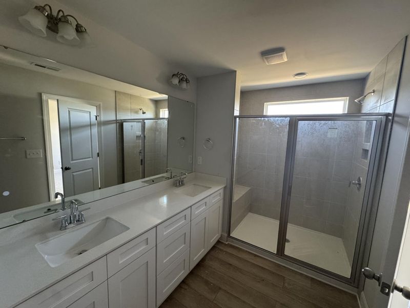 Furnished interior view inside a new home in Harrisburg Village Townhomes, Harrisburg (Image 5).