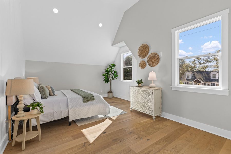 Furnished interior view inside a new home in , Charleston (Image 12).