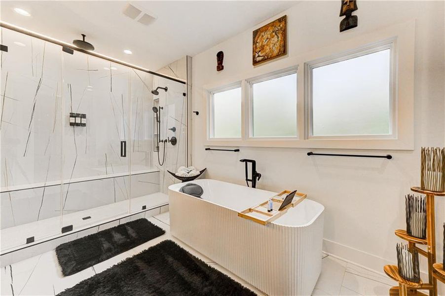Furnished interior view inside a new home in , Atlanta (Image 15).
