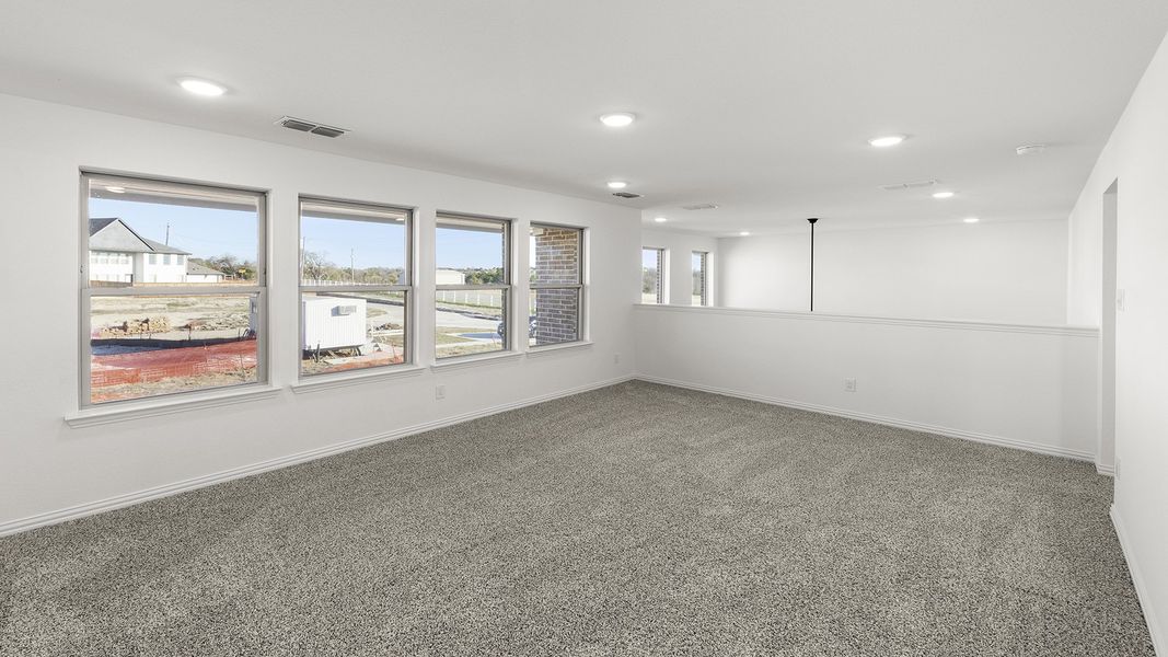 Spacious, unfurnished interior of a new home in Hillside Village 40s, Celina (Image 23).