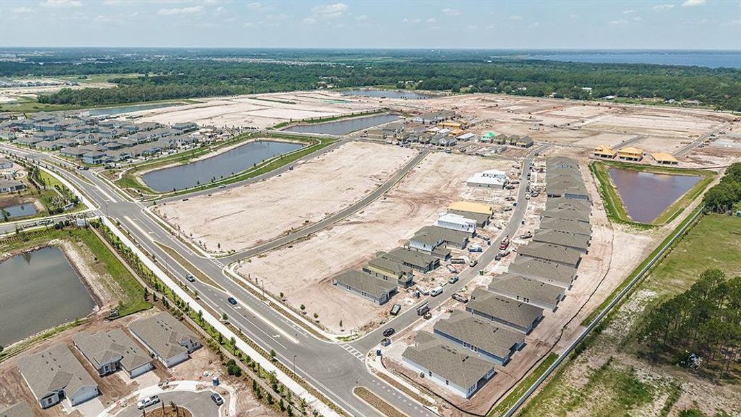 Site preparation for new homesites in Center Lake Ranch Community Group Page, St. Cloud (Image 41).