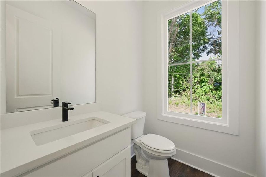 Furnished interior view inside a new home in , Atlanta (Image 12).