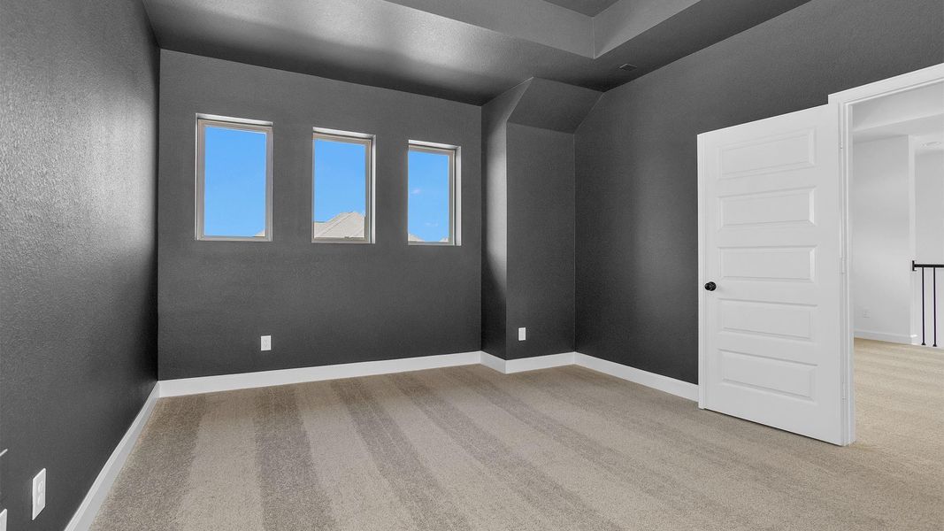 Spacious, unfurnished interior of a new home in Bridgeland, Cypress (Image 6).