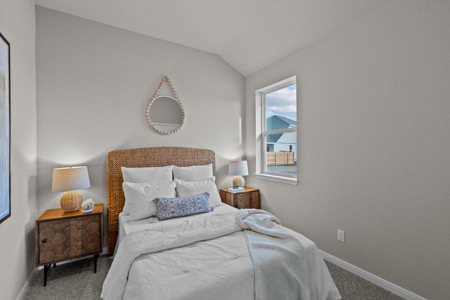 Furnished interior view inside a new home in Hunter's Ranch, San Antonio (Image 3).